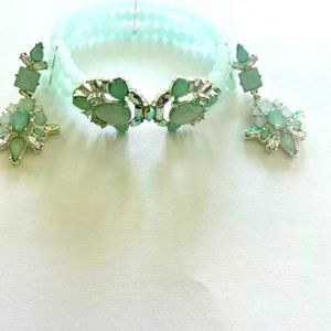 Turquoise Bracelet & Earrings